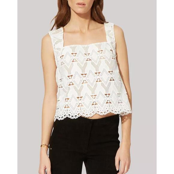 maje Tops - NOT FOR SALE! MaJE Lace Geometric Linda Top sz S